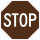 Brown stop sign.svg